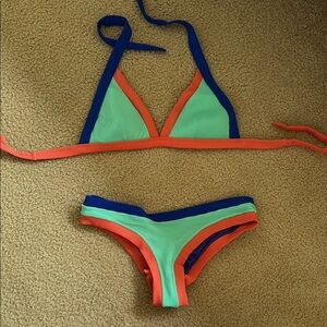 Colorful Women's Bikini Set